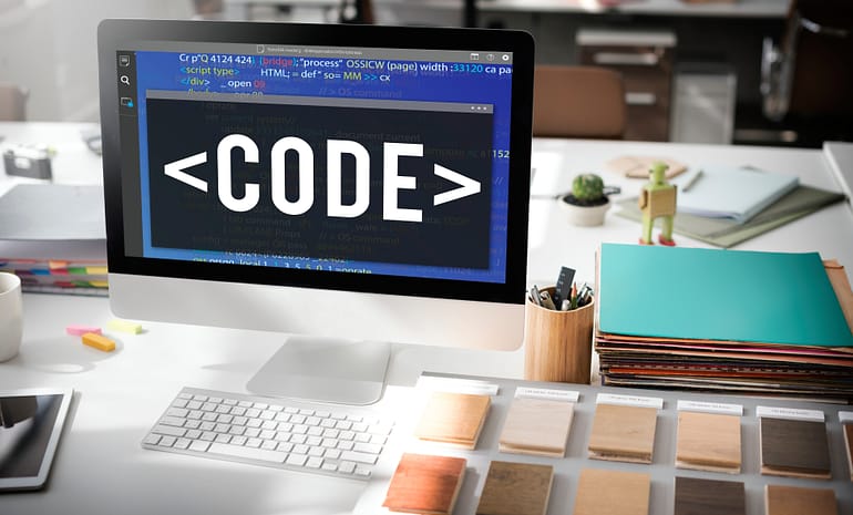 code coding programming technology technical concept